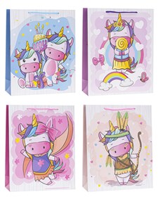 Bild von Torebki prezentowe TD-22003-A5 wzór dziecięcy 12 sztuk