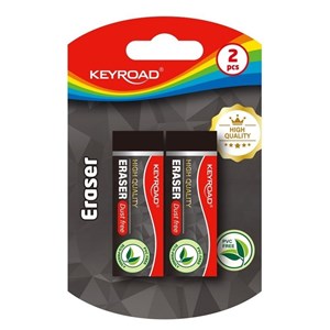 Bild von Gumka do ścierania KEYROAD techniczna czarna 2 szt. blister