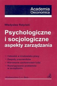 Bild von Psychologiczne i socjologiczne aspekty zarządzania