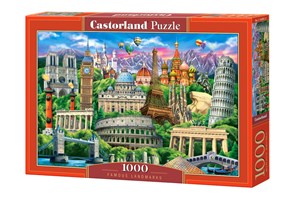Bild von Puzzle Famous Landmarks 1000