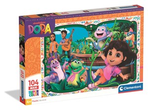Bild von Puzzle Maxi Super Color Dora 104