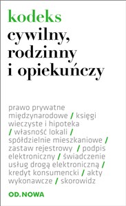 Bild von Kodeks cywilny, rodzinny i opiekuńczy