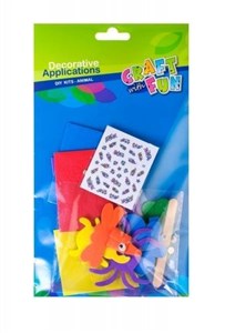 Obrazek Zestaw kreatywny piankowe owady/naklejki