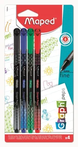 Bild von Cienkopis Maped Graph Peps Deco Basic 4 kolory blister
