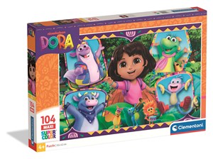 Bild von Puzzle 104 Maxi Super kolor Dora 25077