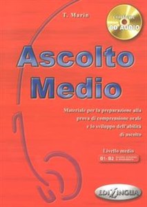 Obrazek Ascolto Medio podręcznik B1-B2 + CD