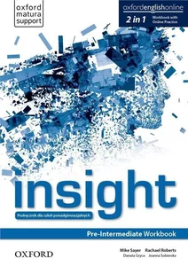 Bild von Insight Pre-Intermediate Workbook + Online practice Szkoły ponadgimnazjalne