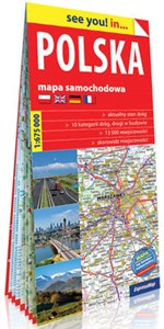 Obrazek Polska papierowa mapa samochodowa 1:675 000