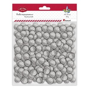 Bild von Kulki styropianowe mix srebrne 20g