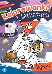 Obrazek Kolorowanka z tatuażami Kosmos