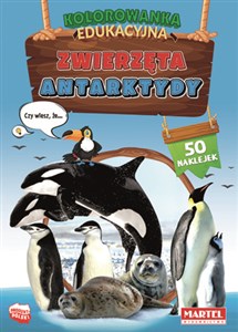Bild von Zwierzęta Antarktydy z naklejkami. Kolorowanka edu