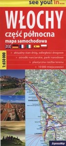 Bild von Włochy część północna mapa samochodowa 1:650 000