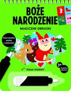 Bild von Boże Narodzenie Magiczne obrazki Kolorowanka wodna z zadaniami