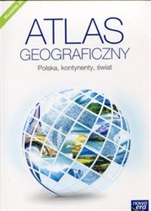 Obrazek Atlas geograficzny Polska, kontynenty, świat Szkoła podstawowa