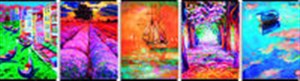 Obrazek Zeszyt A5 Top2000 w kratkę 96 kartek Art 5 sztuk mix