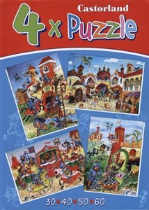 Bild von PUZZLE 4W1 PRZYGODY RYCERZY