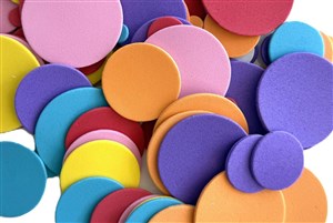 Bild von Naklejki z pianki Kółka