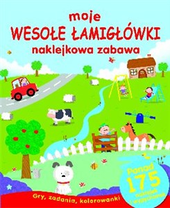 Obrazek Moje wesołe łamigłówki. Naklejkowa zabawa