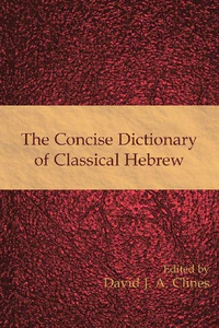Obrazek THE CONCISE DICTIONARY OF CLASSICAL HEBREW