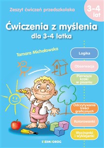Bild von Ćwiczenia z myślenia dla 3-4-latka Zeszyt ćwiczeń przedszkolaka