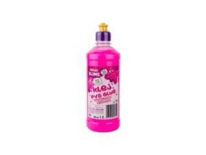 Bild von Klej brokatowy różowy PVA 500ml TUBAN