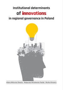 Bild von Institutional determinants of innovations in regional governance in Poland