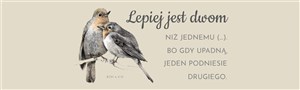 Bild von Zakładka duża - Lepiej jest dwom niż jednemu...
