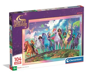 Obrazek Puzzle 104 Super Unicorn Academy 25098