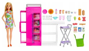 Bild von Barbie Spiżarnia + Lalka HJV38