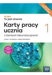 Obrazek Nowa To jest chemia 1 Karty pracy ucznia z kartami laboratoryjnymi Zakres podstawowy Edycja 2024 Liceum Technikum