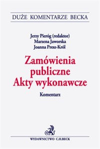 Bild von Zamówienia publiczne Akty wykonawcze Komentarz