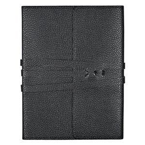 Obrazek Notatnik wiązany ze sztucznej skóry czarny Peter Pauper Press