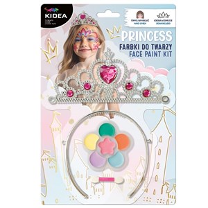 Obrazek Farbki do twarzy princess z tiarą Kidea