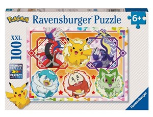 Obrazek Puzzle 2D 100 Pokemon