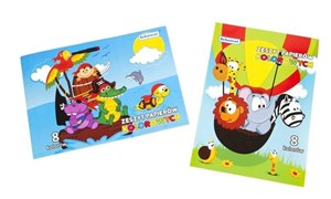 Bild von Zeszyt papierów kolorowych A5/8K (20szt)