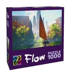 Obrazek Puzzle 1000 Flow łódź