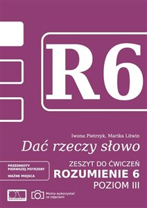 Obrazek Dać rzeczy słowo. Rozumienie 6 - poziom 3