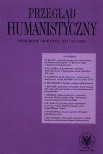 Obrazek Przegląd Humanistyczny 2023/2