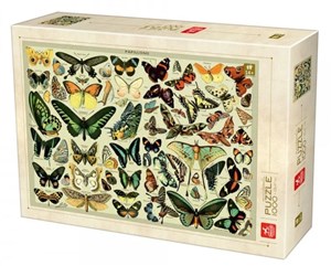 Obrazek Puzzle 1000 Encyklopedia - Motyle
