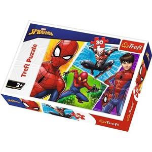 Obrazek Puzzle 30 Spider-Man i Miguel