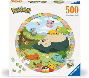 Bild von Puzzle 500 Pokemon Postacie