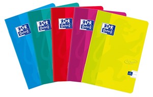 Obrazek Zeszyt A5 Oxford Soft Touch w linie 32 kartki 10 sztuk mix