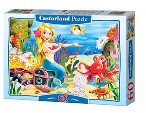 Bild von 60x PUZZLE KARTONOWE MAŁA SYRENKA WIEK 4+