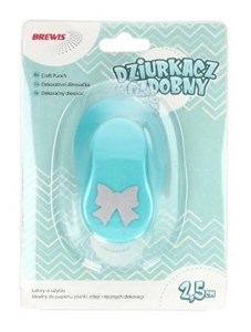 Obrazek Dziurkacz ozdobny - Kokarda 2,5cm MIX