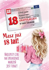 Bild von Karnet urodziny 18