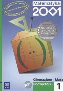 Obrazek Matematyka 2001 1 Podręcznik + CD Gimnazjum