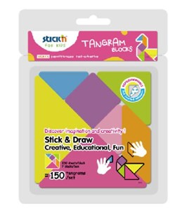 Bild von Notes samoprzylepny Tangram 150 kartek MAPED