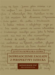 Bild von Doświadczenie zagłady z perspektywy dziecka w polskiej literaturze dokumentu osobistego