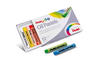 Obrazek KREDKI PASTELE OLEJNE 12 KOLOR