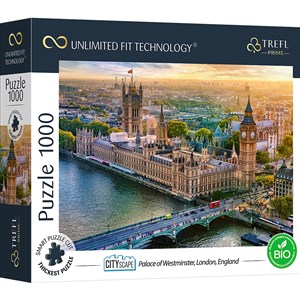 Obrazek Puzzle 1000 UFT - Cityscape: Palace of Westminster, London, England 10705